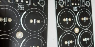 Empty Capacitors PCB "Dual Outputs"