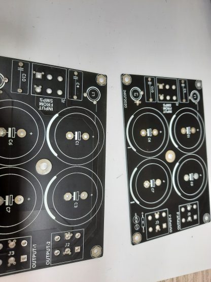 Empty Capacitors PCB "Dual Outputs"